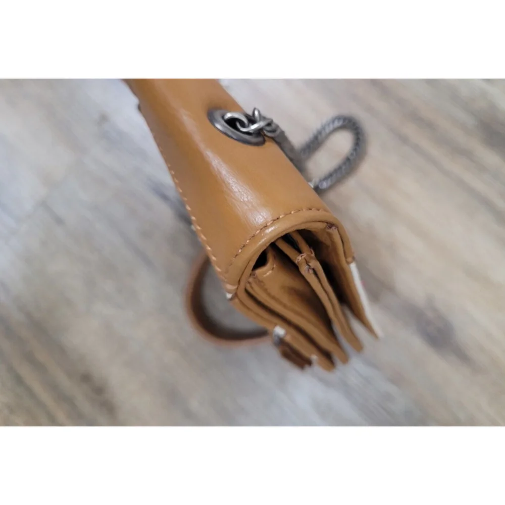 JC De Castelbajac Made In Italy‎ Flag Leather Purse